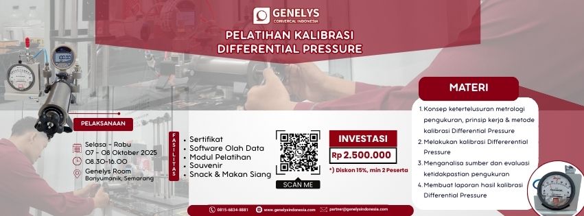 Pelatihan kalibrasi Differential Pressure