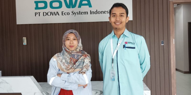 PT Dowa Eco System Indonesia Kalibrasi bersama PT Genelys Convercal Indonesia